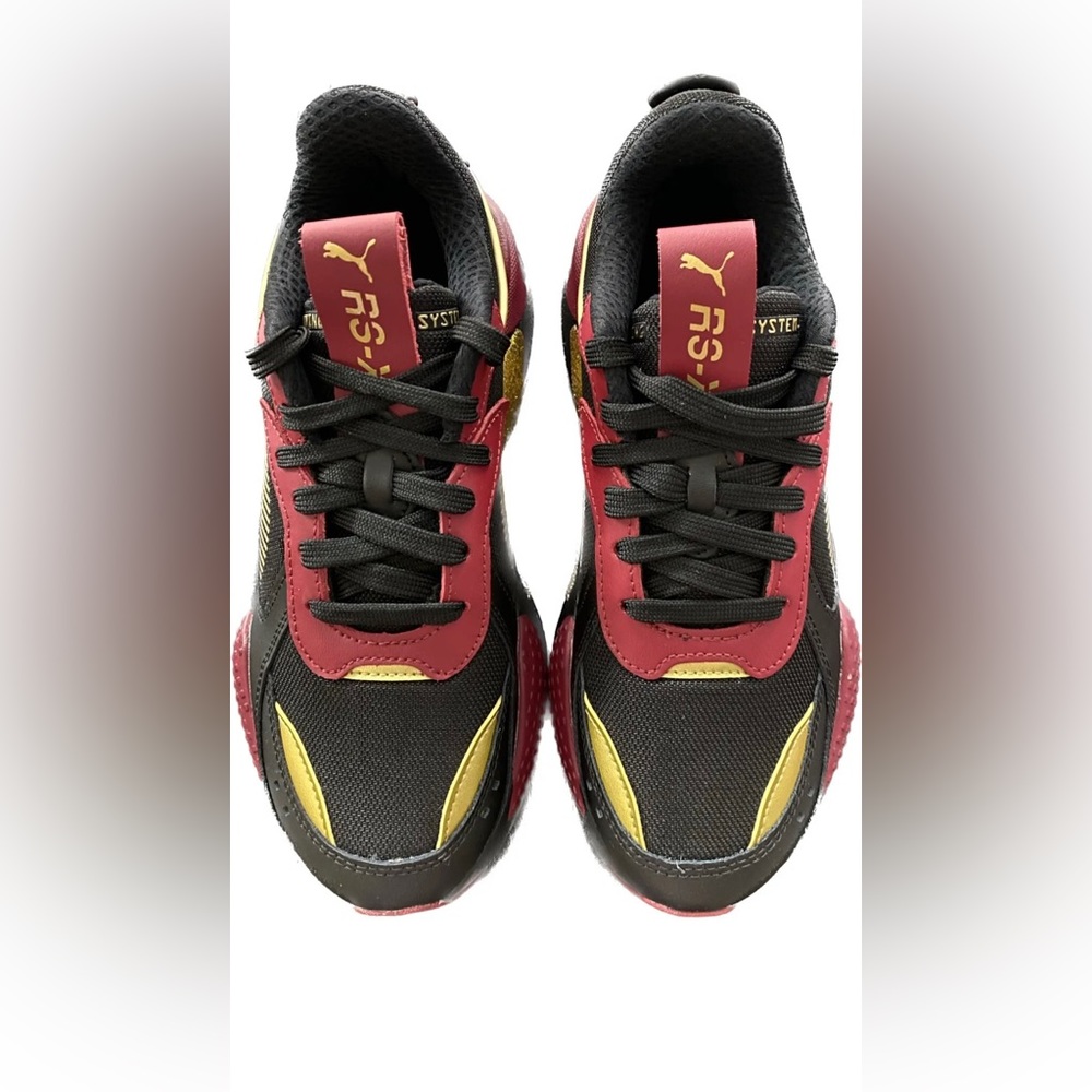 PUMA Women’s Black, Red & Gold Athletic Sneakers